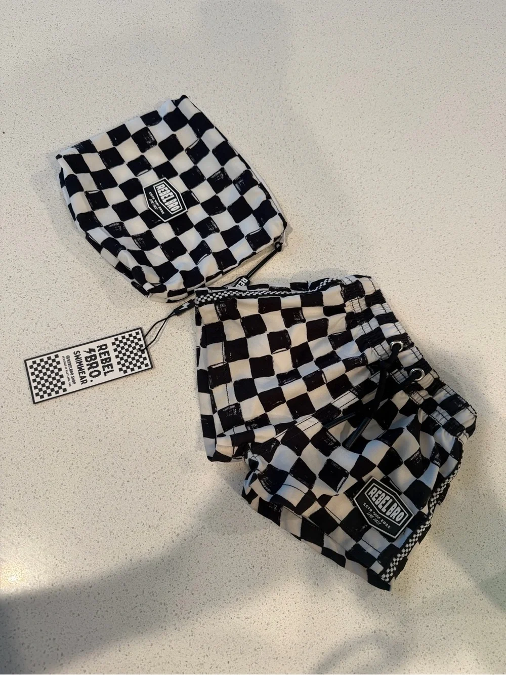 Rebel Bro - baby swim trunks 6-12 months